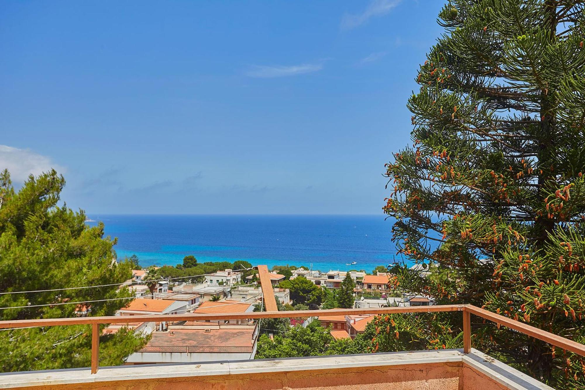 Villa Nel Verde Sul Mare, Mondello, Palermo Zewnętrze zdjęcie
